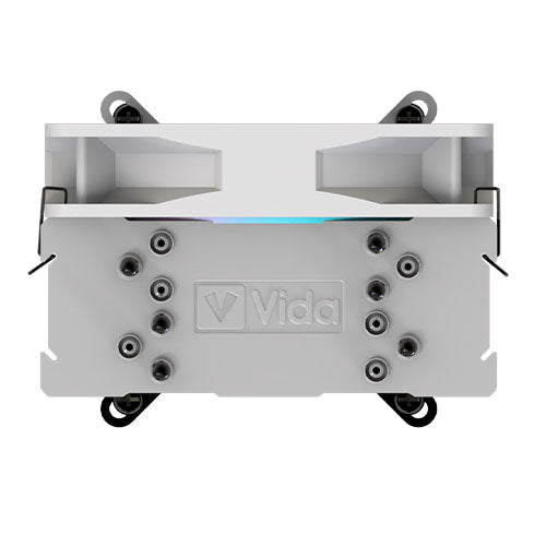 Vida Boreas White ARGB Heatsink & Fan Air Cooler, Intel/AMD, 2000RPM Hydraulic Fan, 220W TDP, White