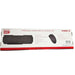 Builders Choice WS880‑B Wireless Keyboard and Mouse Set Black