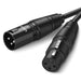 XLR microphone extension cable for mixer amplifers, 2m