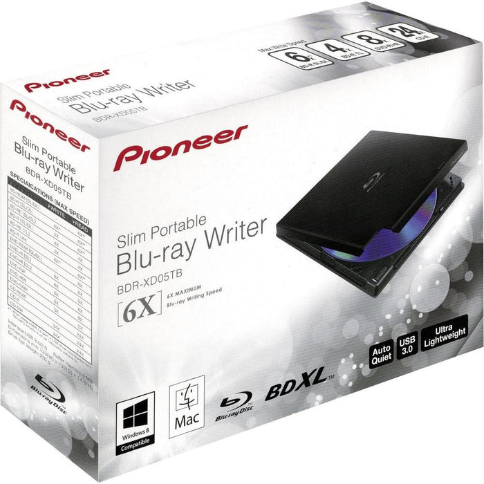 Pioneer BDR-XD05TB - BD-RE Drive - External