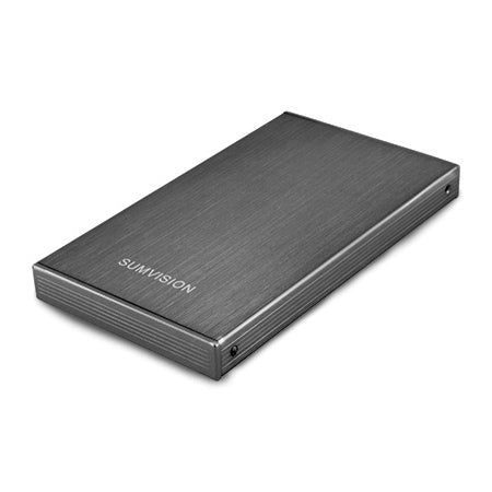SUMVISION Egem 2.5" Sata To USB Aluminium Enclosure Grey