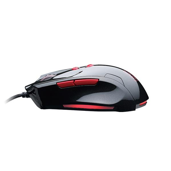 Thermaltake Souris filaire Gamer Tt eSPORT Theron Plus (Noir) Gaming Mouse, Blueetoth Wireless Mouse, 8 Buttons, 8000 DPI