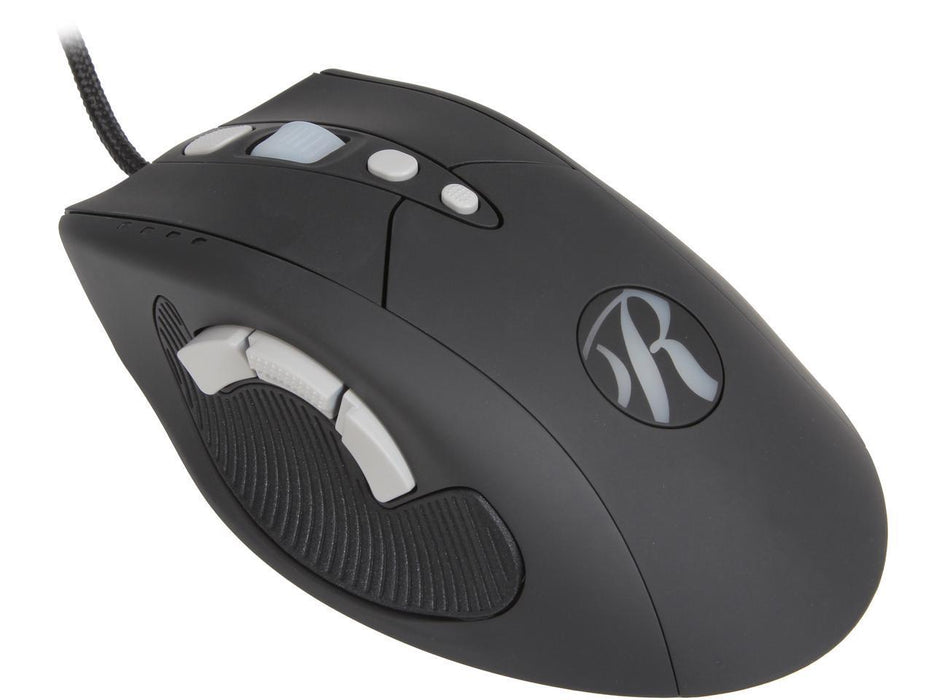 Rosewill Reflex RGM-1000 Laser Gaming Mouse, 8200 DPI, Wired USB Right Hand Mouse, Led Lightning, 10 Buttons