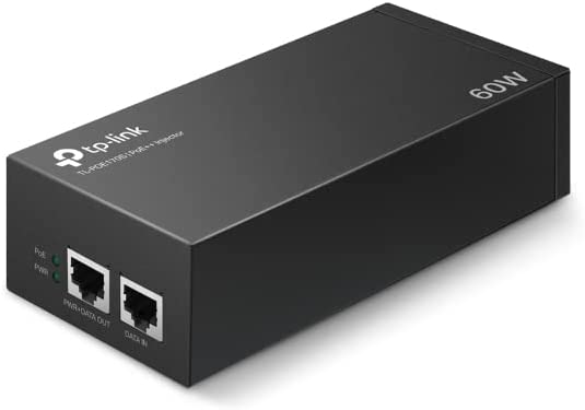TP-LINK Gigabit PoE++ Injector, 2 Gigabit ports, Non-PoE to PoE Adapter, Plug & Play, Desktop/Wall-Mount, TL-POE170S