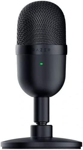 Razer Seiren Mini Streaming Microphone Ultra Compact Condenser, Titable Stand, Black