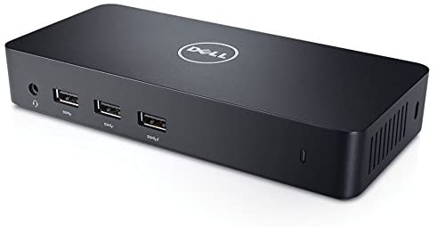 Dell D3100 Docking Station 3,0 Ultra HD Triple Video, 452-BBOT (Ultra HD Triple Video), Black