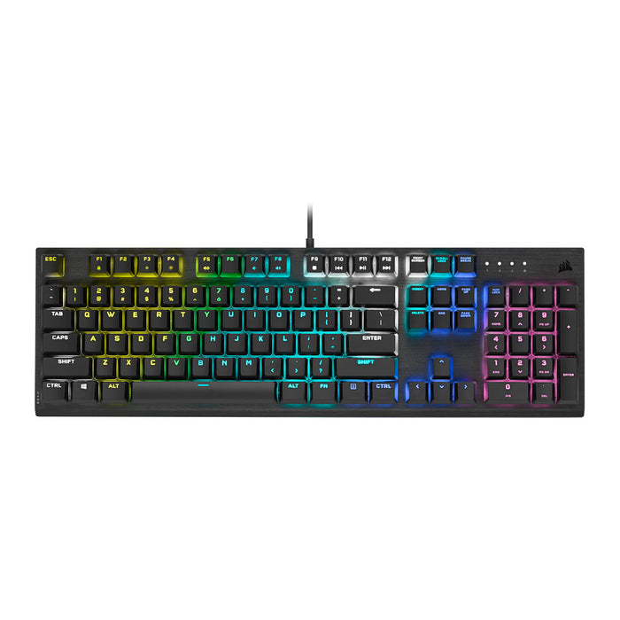 Corsair K60 RGB PRO Cherry VIOLA Mechanical Gaming Keyboard, N-Key Rollover, USB, Factory Refurbished