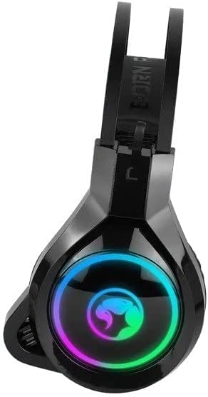 Marvo Scorpion HG8901 Stereo Sound RGB LED Gaming Headset, Omnidirectional Microphone, Black