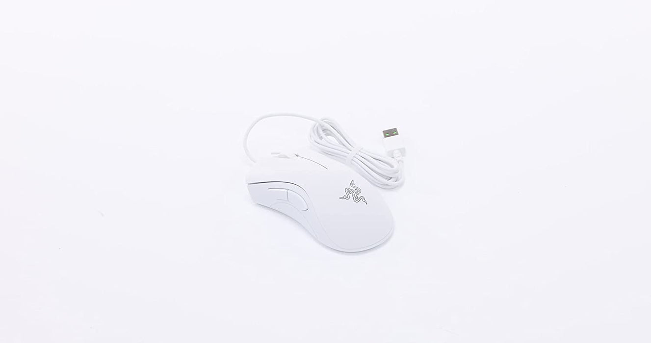 Razer DeathAdder Essential Gaming Mouse, USB Wired Mice, 6400dpi, 5 Buttons, White