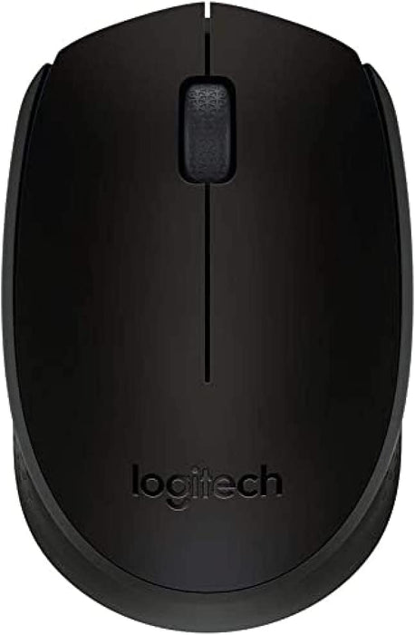 Logitech B170 Wireless Optical Mouse, USB, 3 Button, 2.4 GHz, Ambidextrous, for PC / Mac / Laptop