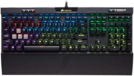 Corsair K70 MK.2 RGB MX Red Mechanical Gaming Keyboard, Cherry MX Red - Refurbished by Corsair