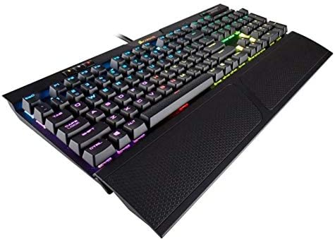 Corsair K70 MK.2 RGB Gaming Mechanical Keyboard, Cherry MX Red