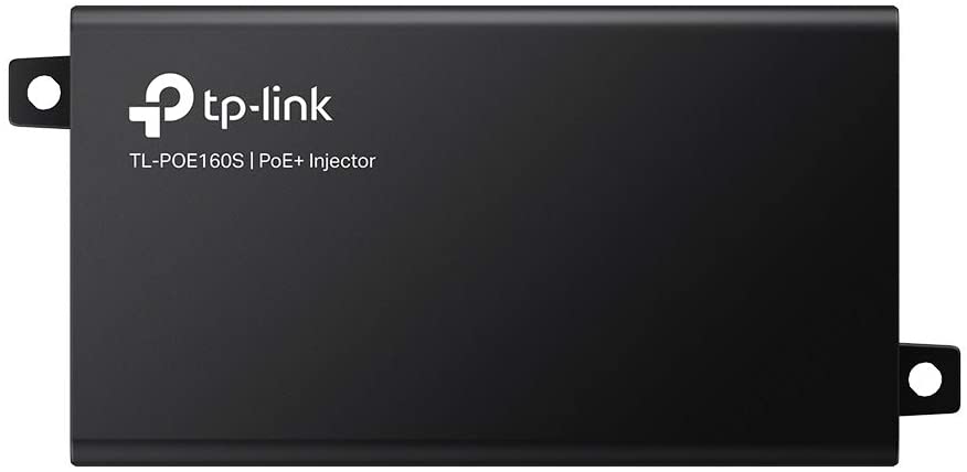 TP-LINK TL-PoE160S, 802.3at/af Gigabit PoE Injector, Non-PoE to PoE Adapter, Supplies PoE (15.4W) or PoE+ (30W), Plug & Play, Desktop/Wall-Mount