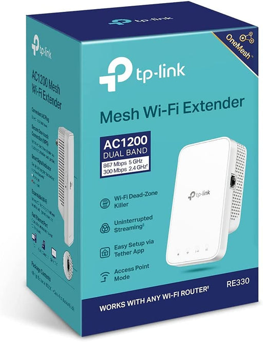 Tp-Link Mesh Wi-Fi Extender AC120 Dual Band 5GHz Works with any Wifi router