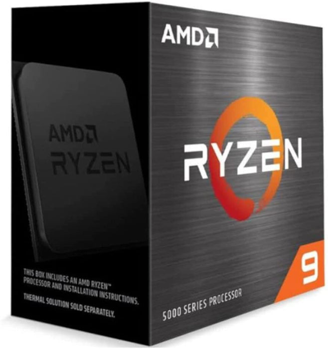 AMD Ryzen 9 5950X CPU, AM4, 3.4GHz (4.9 Turbo), 16-Core, 105W, 72MB Cache, 7nm, 5th Gen, No Graphics, NO HEATSINK/FAN