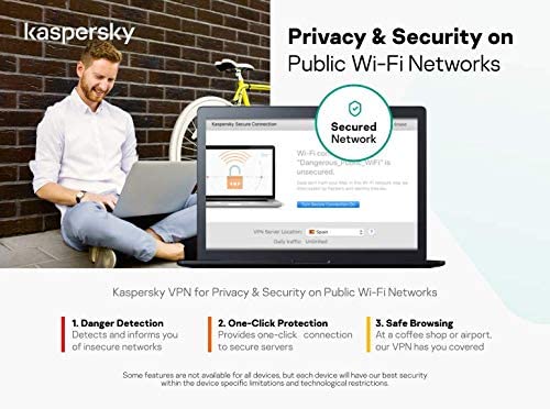 Kaspersky Internet Security 2021, 3 Devices, 1 Year, Antivirus and Secure VPN Included, PC/Mac/Android, Activation Code by Post