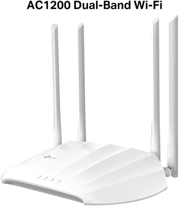 TP-LINK (TL-WA1201) AC1200 (867+300) Dual Band Wireless Access Point, MU-MIMO, Multi-mode - Range Extender