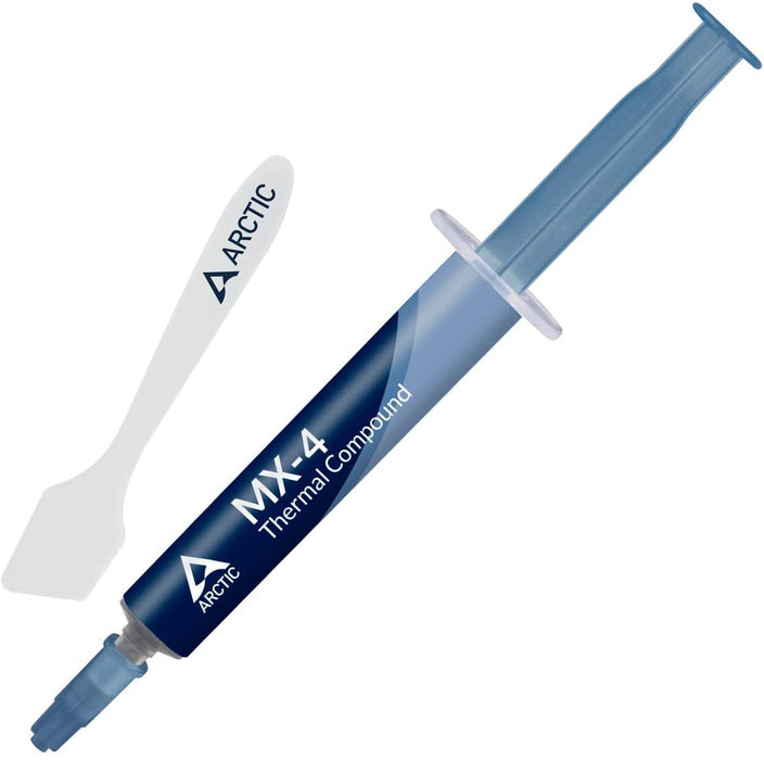 Arctic MX-4 Thermal Compound w/ Spatula, 4g Syringe, 8.5W/mK, Thermal Paste with Spatula, Highest Performance