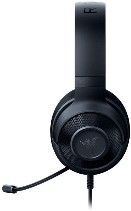 Razer Kraken X Lite Gaming Headset, Ultra Light Oval Ear Headphones, Adjustable Headband - Black