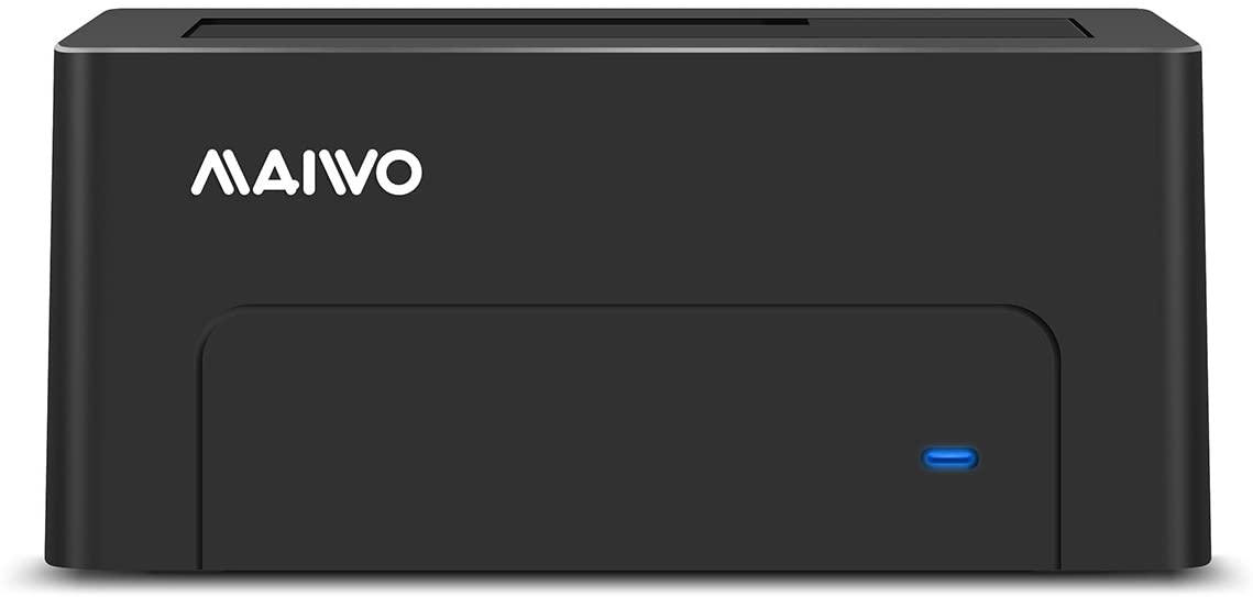 Maiwo 2.5-inch & 3.5-inch USB 3.0 Hard Drive Dock for HDD and SSD, SATA, Black