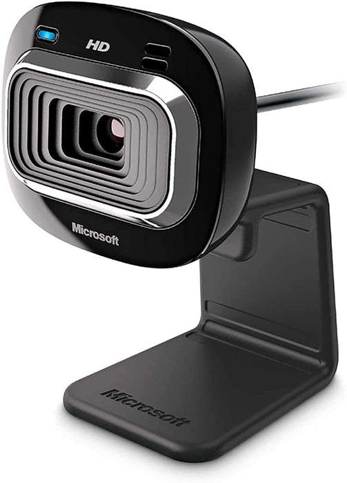 Microsoft L2 LifeCam HD-3000 720P HD Webcam, Noise Cancelling Microphone, USB 2.0, Black