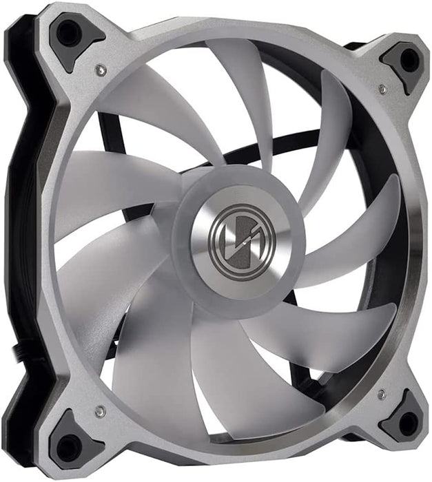 Lian Li Bora Digital RGB PWM Triple Pack, 3x 120mm Fans with Remote Controller, Silver