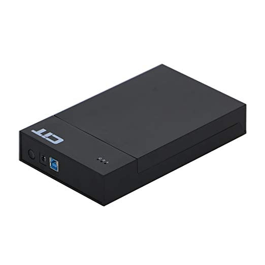 CiT USB 3.0 To SATA External Hard Drive Enclosure Case For 3.5 Inch SATA HDD (Maximum Support 4TB)
