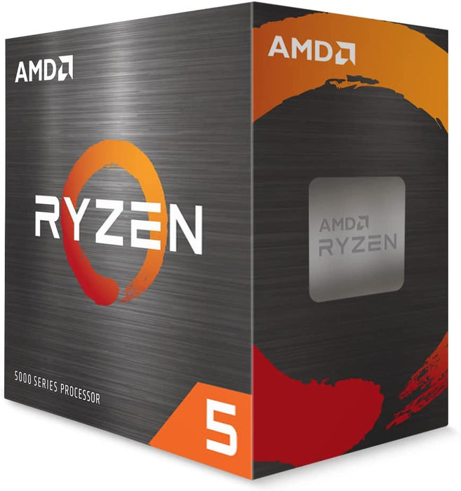 AMD Ryzen 5 5600 CPU with Wraith Stealth Cooler, AM4, 3.5GHz (4.4 Turbo), 6-Core, 65W, 35MB Cache, 7nm, 5th Gen, No Graphics