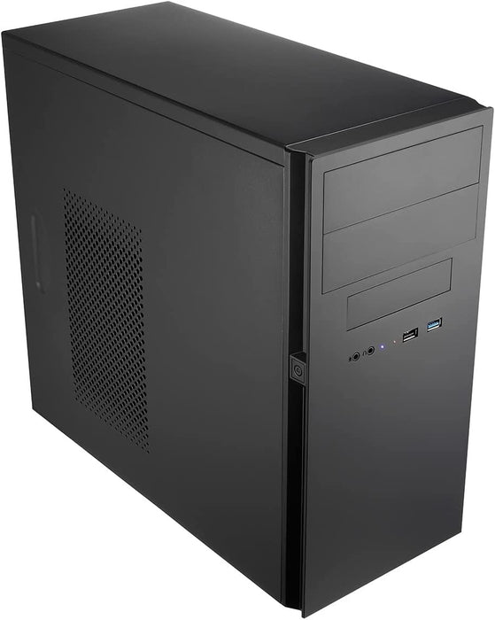 Micro ATX computer case, black