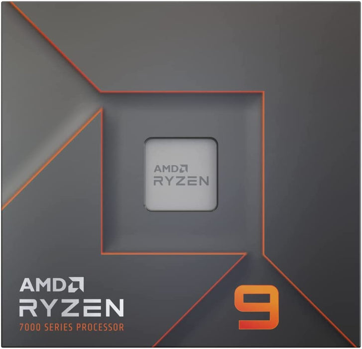 AMD Ryzen 9 7950X CPU, AM5, 4.5GHz (5.7 Turbo), 16-Core, 170W (230W Turbo), 81MB Cache, 5nm, 7th Gen, Radeon Graphics, NO HEATSINK/FAN