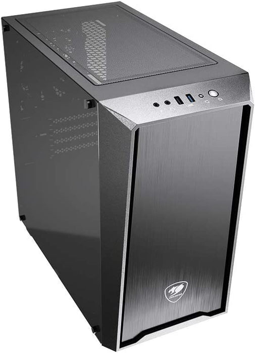 Cougar MG130-G Compact Micro-ATX Gaming PC Case with Tempered Glass Side Window