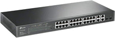 TP-Link 24-port network switch Smart Poe switch, 2 Combo GB SFP Slots