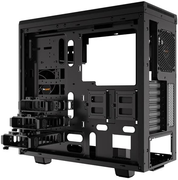 Be Quiet! Pure Base 600 Gaming Case, ATX, No PSU, 2 x Pure Wings 2 Fans, Black