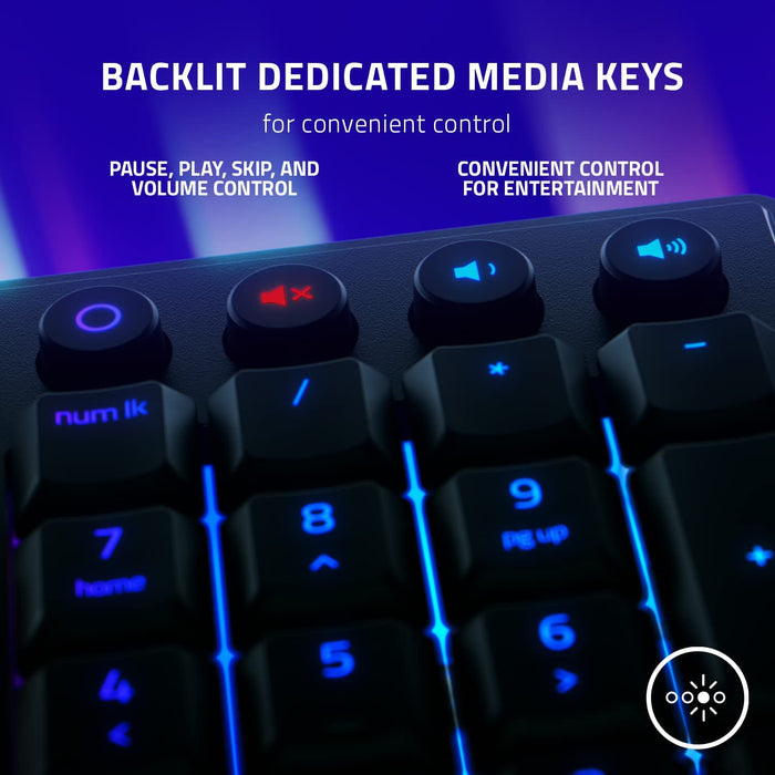 Razer Ornata V2 Gaming Keyboard Mecha-Membrane, N-Key, USB, Razer Chroma RGB, Programmable Keys, Black
