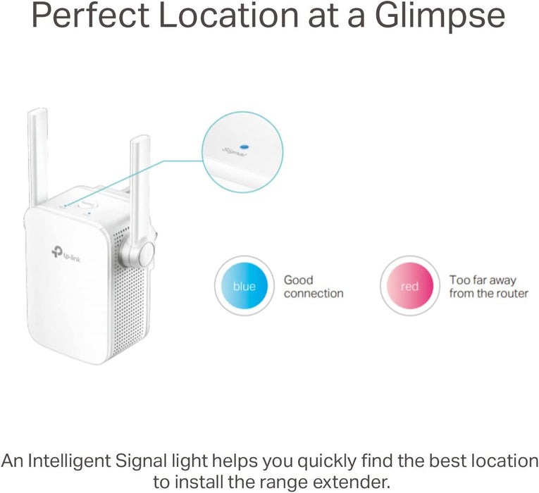 TP-Link 300Mbps Wall-Plug Wifi Range Extender, 1 x LAN, WiFi Booster Hotspot, TL-WA855RE