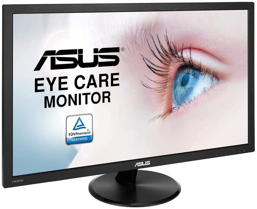 Asus VP247HAE Office Monitor 23.6 Inch, Full HD, Flicker Free, Blue Light Filter, Anti Glare, Eye Care, Black