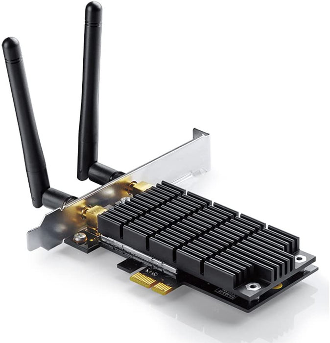 TP-LINK (Archer T6E) AC1300 (400+867) Wireless Dual Band PCI Express Adapter, 2 Antennas