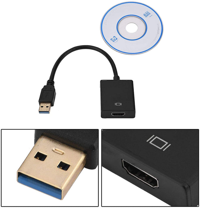 HDMI to USB Convertor Adapter, Support USB 2.0 and USB 3.0