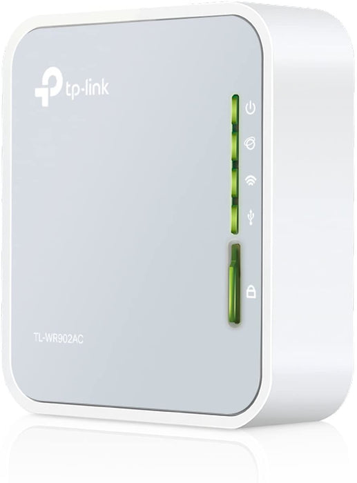 TP-LINK (TL-WR902AC) AC750 (433+300) Wireless Dual Band Travel Router, 3G/4G, USB