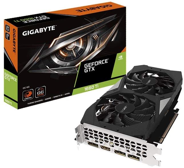 Gigabyte GeForce GTX 1660 Ti OC 6G nVidia Graphics Card, GDDR6, DirectX 12, 12000 MHz, 1660ti GPU