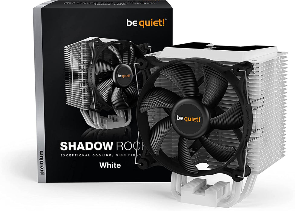 Be Quiet Air Processor Cooler Shadow Rock 3 Hearsink & Fan, BK005, White