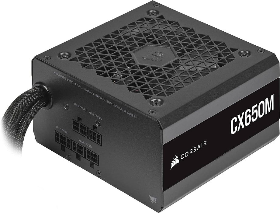 etikette Udvikle frekvens Corsair CX650M, 650 Watt 80 PLUS Bronze Semi-Modular Low-Noise ATX Pow —  Epsilon PC