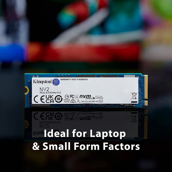 Kingston 2TB NV2 M.2 NVMe SSD, M.2 2280, PCIe4, R/W 3500/2800 MB/s, Solid State Drive