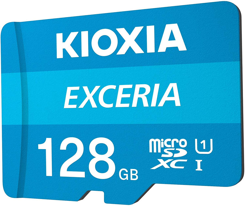 Kioxia 128GB Exceria U1 Class 10 microSD