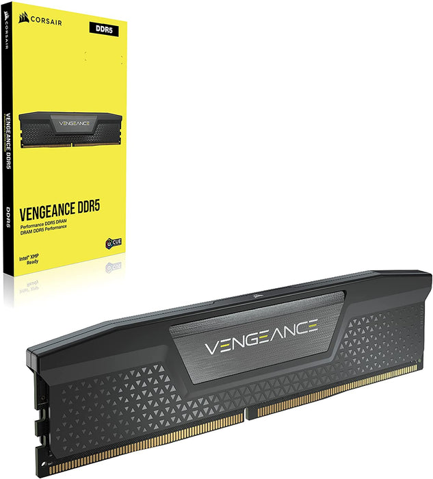 Corsair Vengeance 32GB Kit (2 x 16GB) RAM, DDR5, 5200MHz (PC5-41600), CL40, 1.25V, XMP 3.0, DIMM Memory
