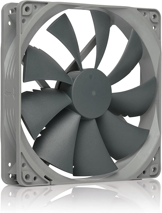 Noctua NF-P14s redux-1200, Quiet Fan, 3-Pin, 1200 RPM (140mm, Grey), SSO Bearing, 12V