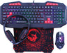 Marvo Gaming Set Keyboard, Mouse, Headset Mouse Mat