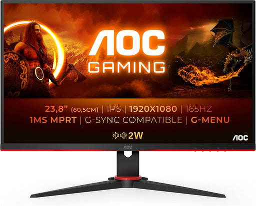 aoc 24 inch ips gaming monitor 165hz g-sync esport monitor