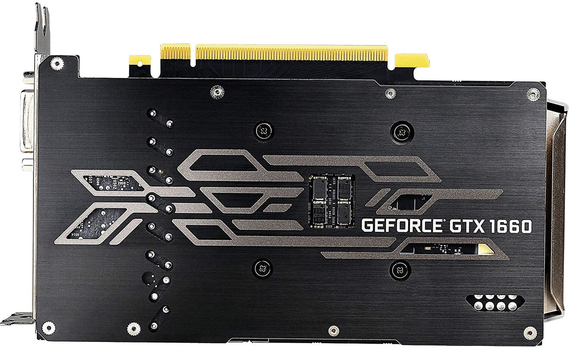 EVGA GeForce GTX 1660 SC Ultra Gaming nVidia Graphics Card, 06G-P4-1067-KR, 6GB GDDR5, Dual Fan, Metal Backplate, GPU