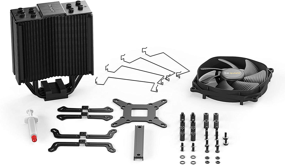 Be Quiet! Dark Rock Slim Air CPU Cooler, Intel & AMD Sockets, Silent Wings Fan, 180W, Fluid Dynamic
